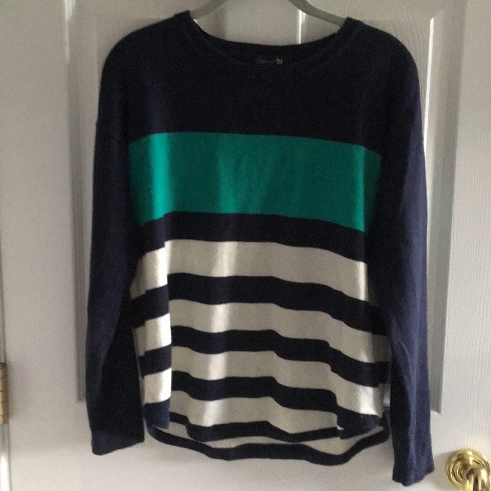 Cute Casual Striped Sweater - Forever 21